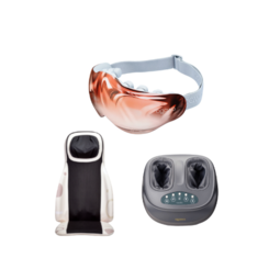 The Anywhere Chair - ogawa by OGAWA EM-X EYE MASSAGER + MOBILE SEAT X3 + OMG 2 FOOT MASSAGER