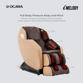 [Apply Code: 2GT20] Ogawa iMelody Massage Chair - Espresso Free Massage Chair Cover [Free Shipping WM]*