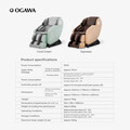 [Apply Code: 2GT20] Ogawa iMelody Massage Chair - Espresso Free Massage Chair Cover [Free Shipping WM]*