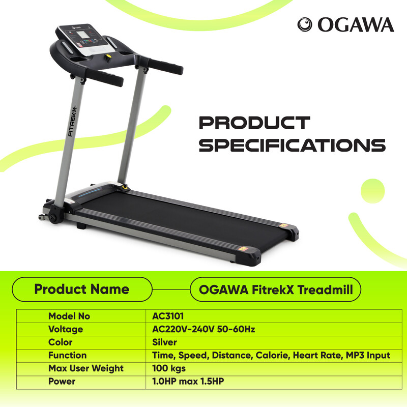 Apply Code 2GT20 OGAWA FitrekX Treadmill Free Shipping WM