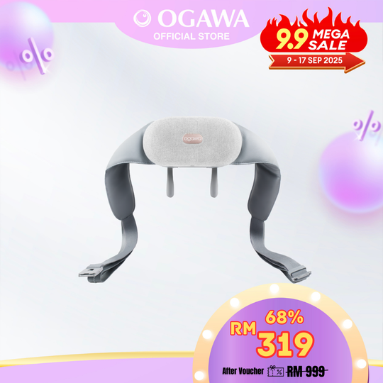 [Apply Code: 6TT31] [New Arrival 2025] Ogawa by Ogawa WonderEase Portable Neck & Back Massager