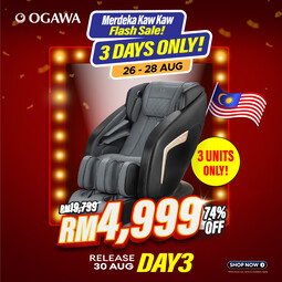 [Apply Code: 2GT20] OGAWA Smart Galaxia Massage Chair (Golden Midnight) [Free Shipping WM]*
