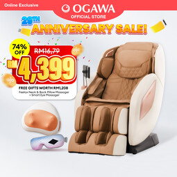 [Package 1] Ogawa Retreax Ionic Contemporary Massage Chair Free FeelaX + Smart Eye  [Free Shipping WM]*
