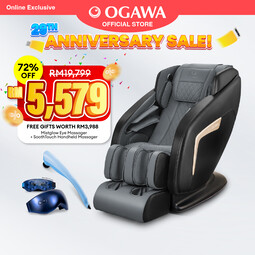 [Package 1] OGAWA Smart Galaxia Massage Chair (Golden Midnight) Free Mistglow + Soothtouch [Free Shipping WM]*