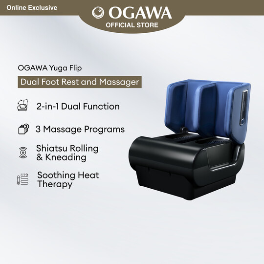 [New Arrival] Ogawa by OGAWA YugaFlip Dual Foot Rest & Massager