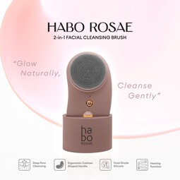 [Shop.com] Habo by Ogawa Rosae 2in1 Facial Cleaning Brush Device – Deep Cleanse & Glow + Free USB Eye Mask