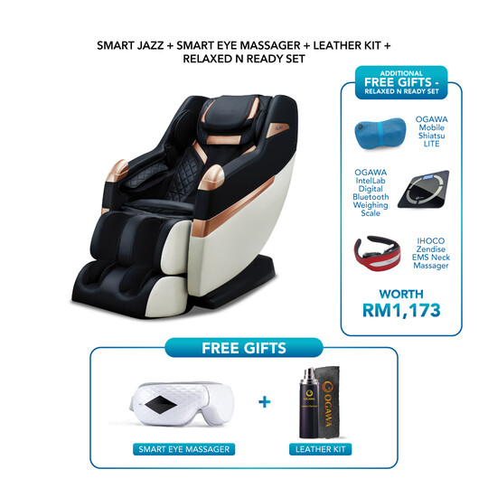 OGAWA Smart Jazz (Free Smart Eye Massager) - 26thSale